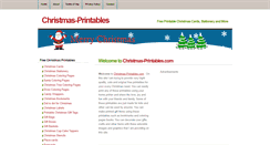 Desktop Screenshot of christmas-printables.com