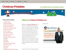 Tablet Screenshot of christmas-printables.com